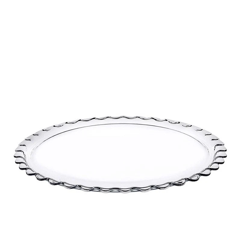 37 cm - Maxi Patisserie Piatto Torta in Vetro