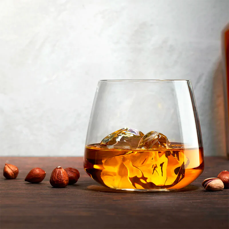 38.5 cl - Mirage Bicchiere Whisky in Vetro - Set 4 Pezzi - Image 2