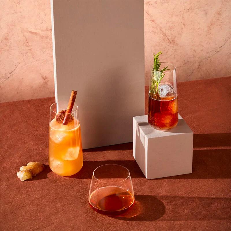 38.5 cl - Mirage Bicchiere Whisky in Vetro - Set 4 Pezzi - Image 3