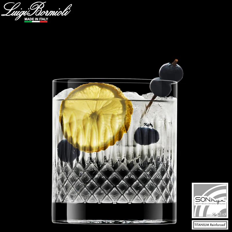 38 cl - Diamante Bicchiere Whisky in Vetro - Set 6 Pezzi - Image 3
