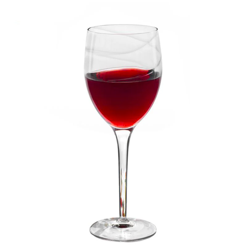 38 cl - Romantica Calice Vino Rosso in Vetro - Set 4 Pezzi - Image 3