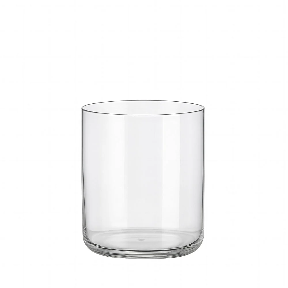 38 cl - Plume Bicchiere Acqua In Vetro Set 2 Pz
