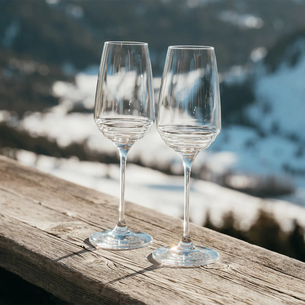38 cl - Esperienze Calice Flute In Vetro - Set 2 Pz - Image 2