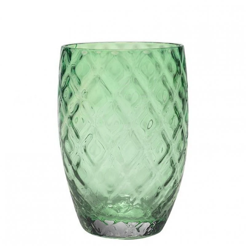 38 cl - Losanghe Bicchiere Acqua in Vetro Soffiato - Set 6 Pezzi - Image 19