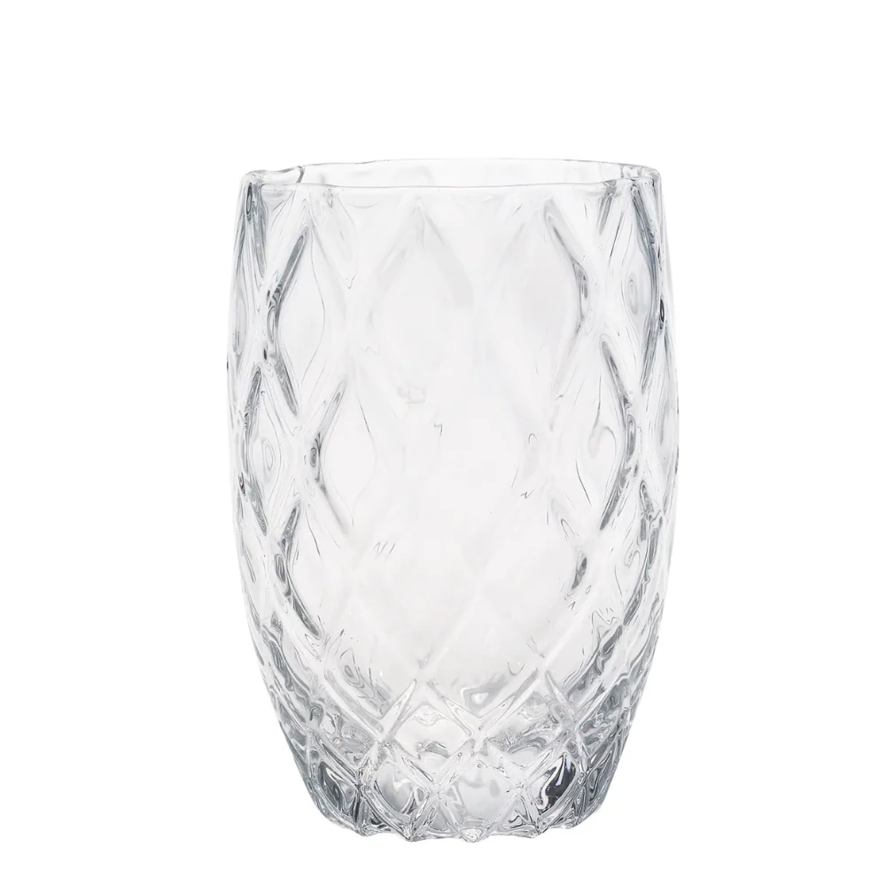 38 cl - Losanghe Bicchiere Acqua in Vetro Soffiato - Set 6 Pezzi - Image 23