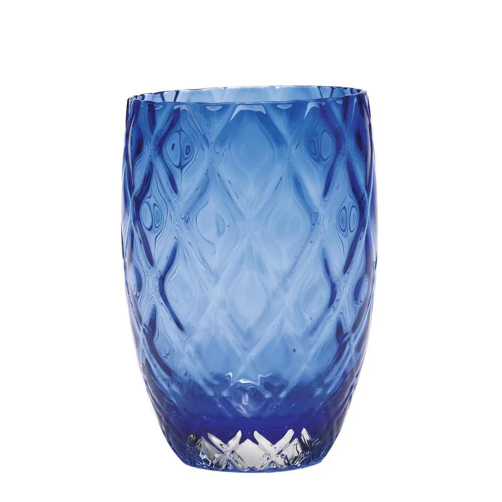 38 cl - Losanghe Bicchiere Acqua in Vetro Soffiato - Set 6 Pezzi - Image 24