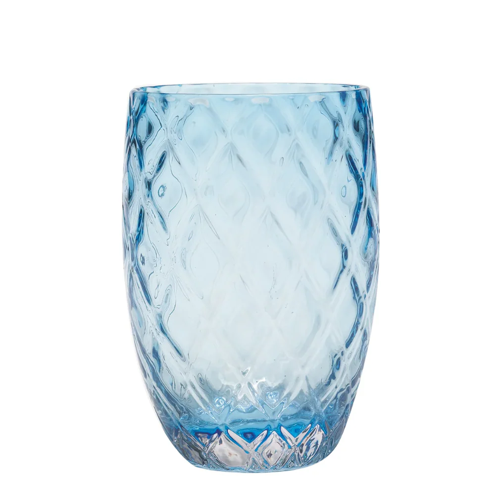 38 cl - Losanghe Bicchiere Acqua in Vetro Soffiato - Set 6 Pezzi - Image 32