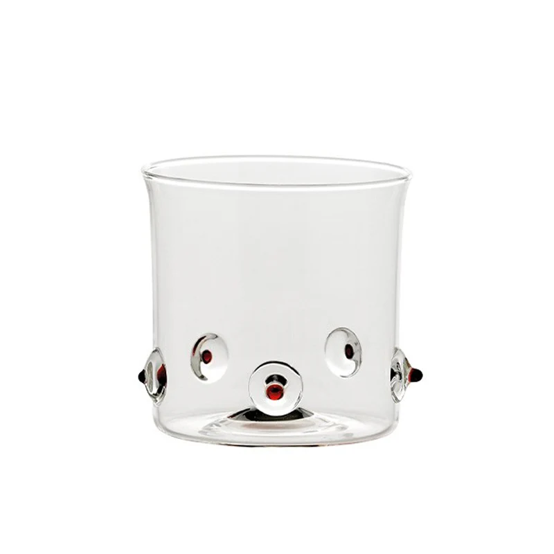 38 cl - Patèa Bicchiere Acqua Punti Colorati in Vetro Borosilicato - Set 6 Pezzi - Image 3