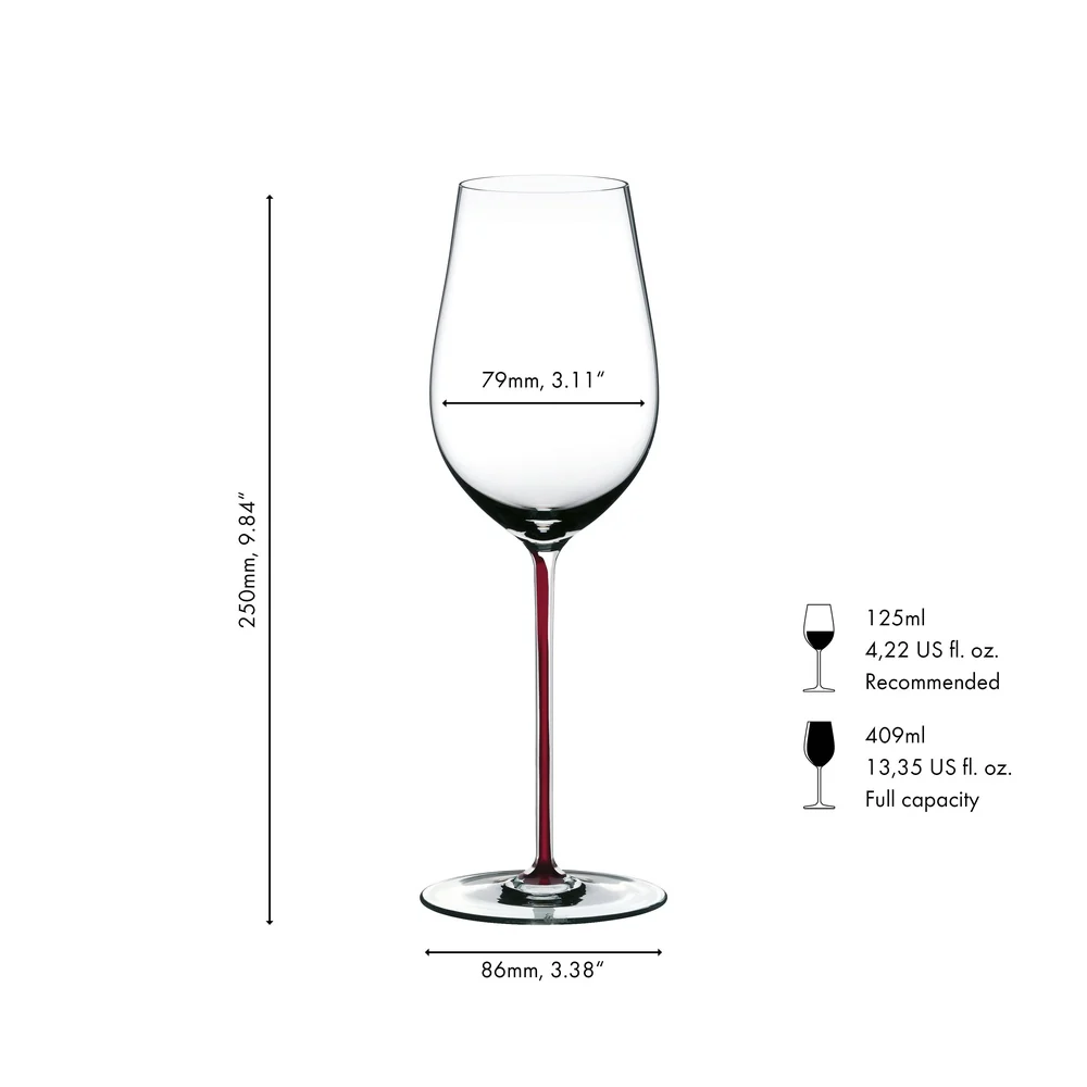 39.5 cl - Fatto A Mano Calice Degustazione Riesling in Vetro - Image 10