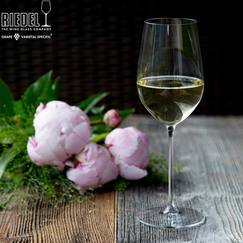 39.5 cl - Veritas Calice Vino Bianco Riesling in Vetro Soffiato - Set 2 Pezzi - Image 2