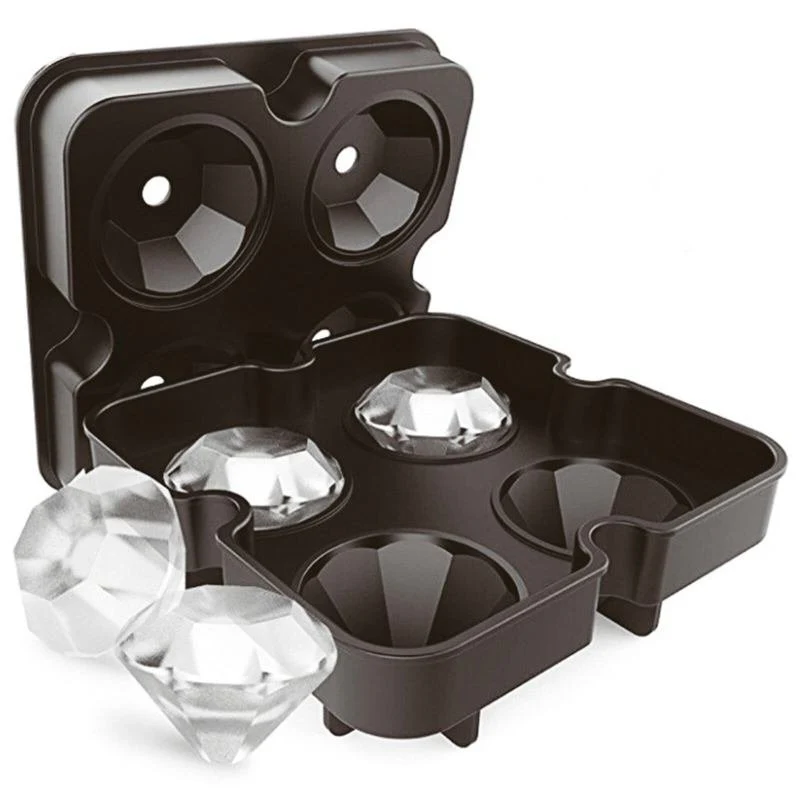 4 Forme - Stampo Diamante Ghiaccio In Silicone