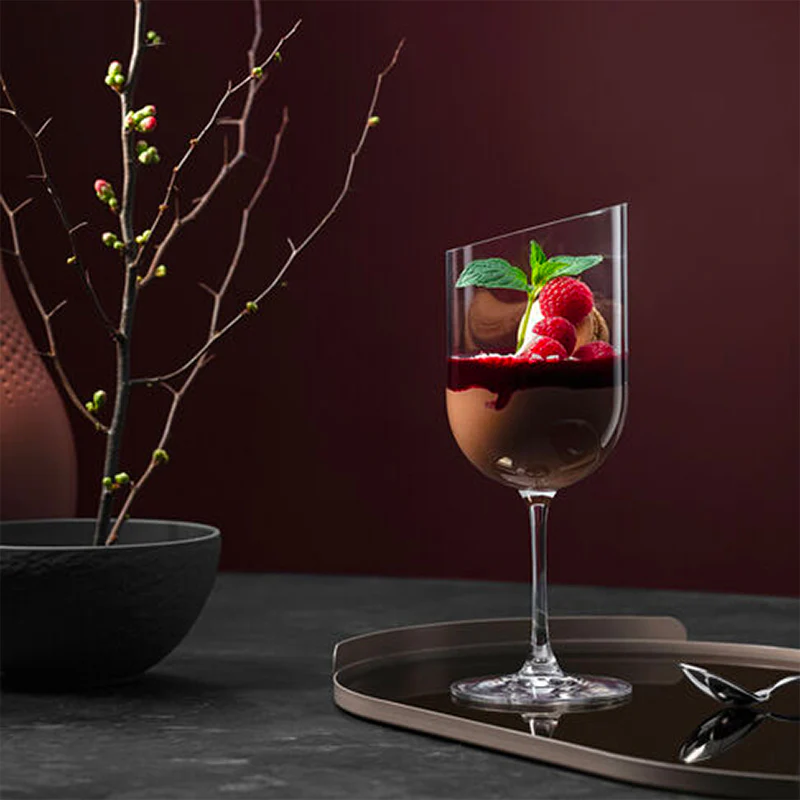 40.5 cl - NewMoon Calice Vino Rosso in Vetro - Set 4 Pezzi - Image 2