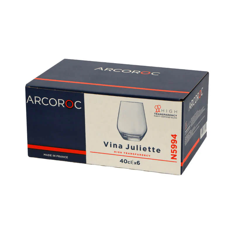 40 cl - Juliette Bicchiere Acqua in Vetro - Set 6 Pezzi - Image 5