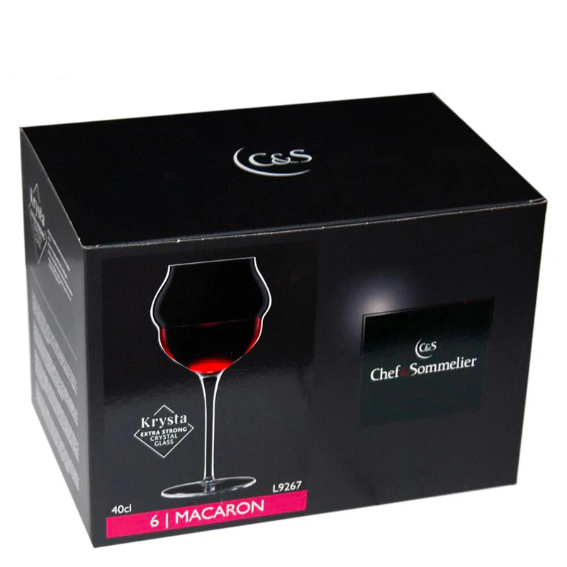 40 cl - Macaron Calice Vino Bianco in Vetro - Set 6 Pezzi - Image 3