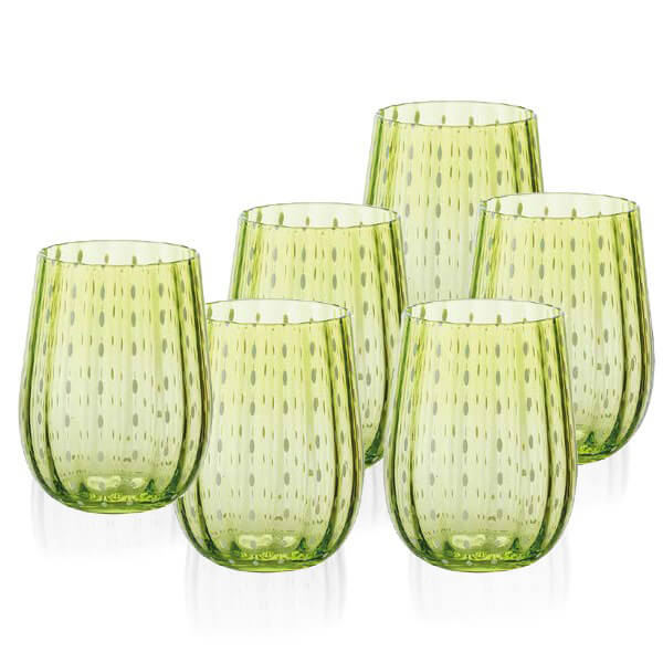 40 cl - Goccia Bicchiere Acqua in Vetro - Set 6 Pezzi - Image 3