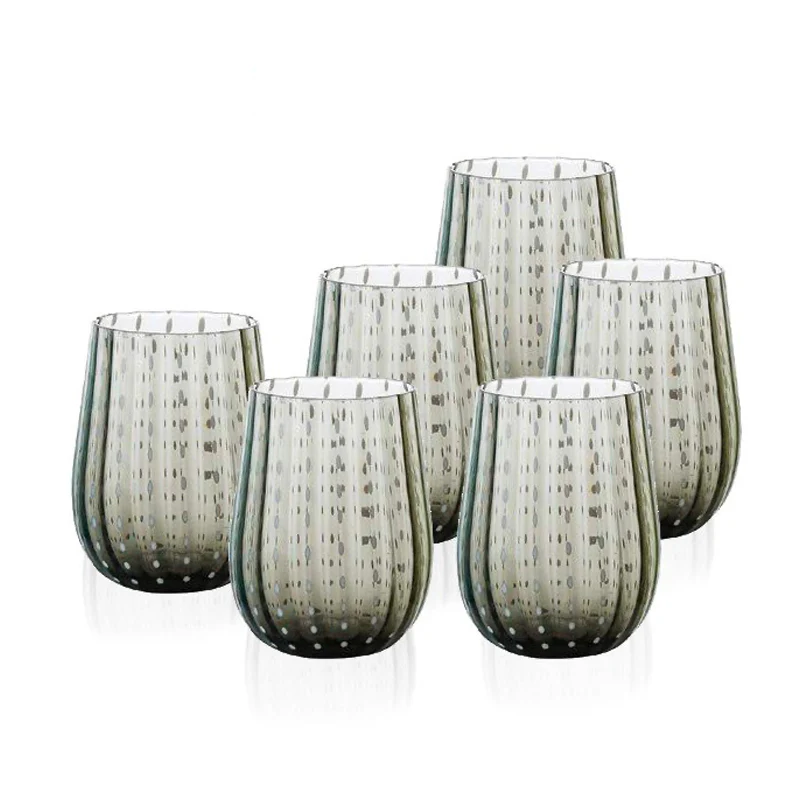 40 cl - Goccia Bicchiere Acqua in Vetro - Set 6 Pezzi - Image 5