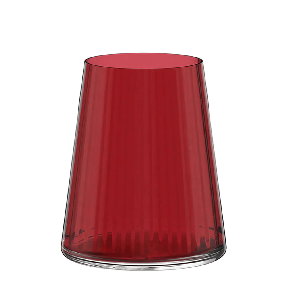 40 cl - Symphony Bicchiere Acqua Effetto Ottico In Vetro Set 6 Pz - Image 2