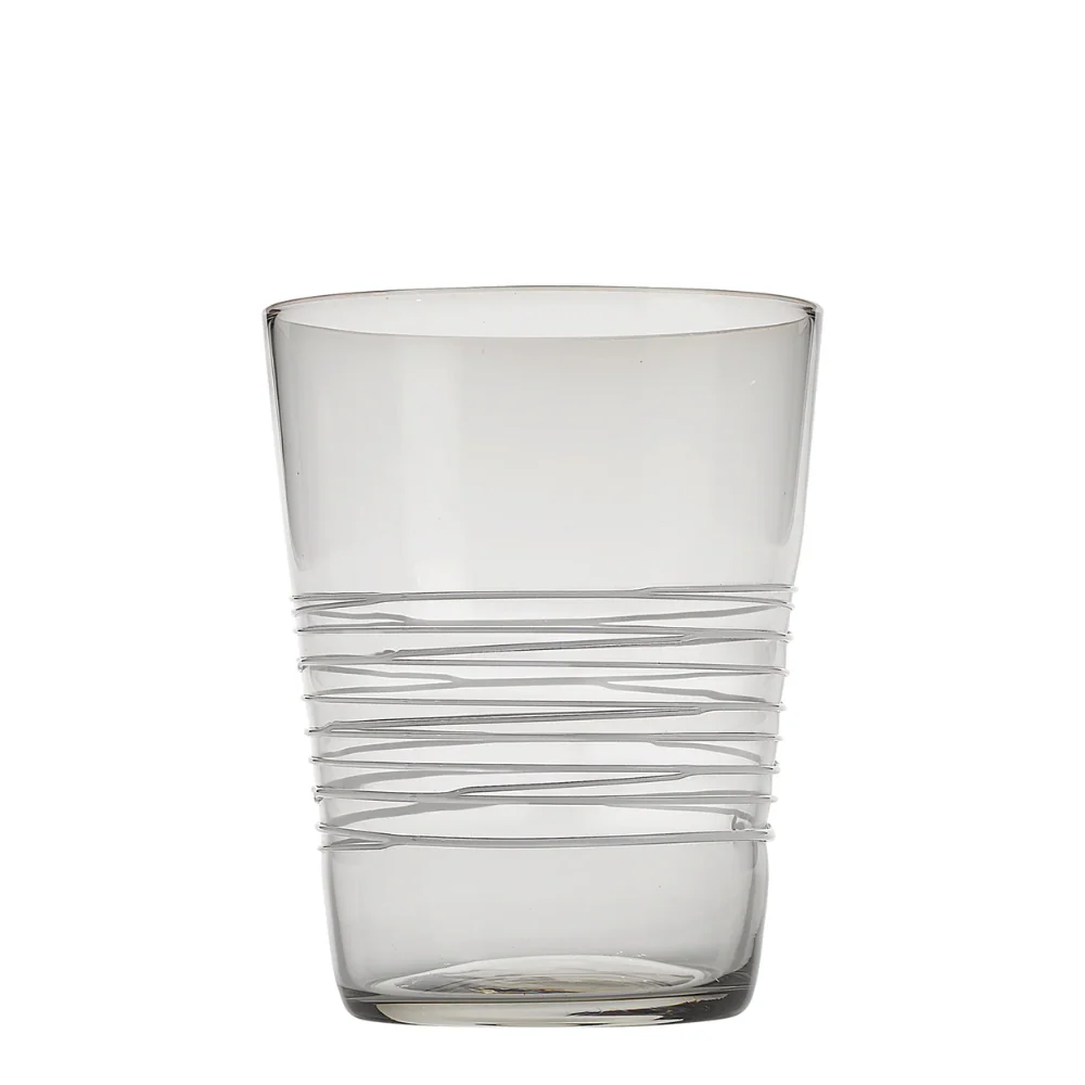 40 cl - Filante Bicchiere Acqua Righe in Vetro Soffiato - Set 6 Pezzi - Image 19