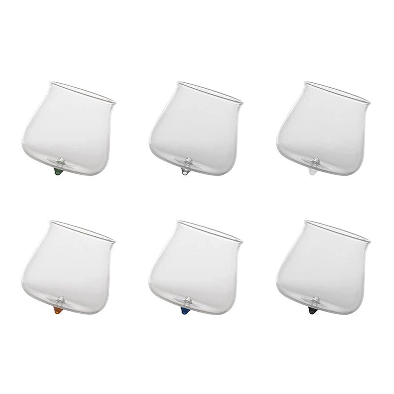 40 cl - Pirolo Bicchiere Acqua Punta in Vetro Borosilicato - Set 6 Pezzi - Image 9
