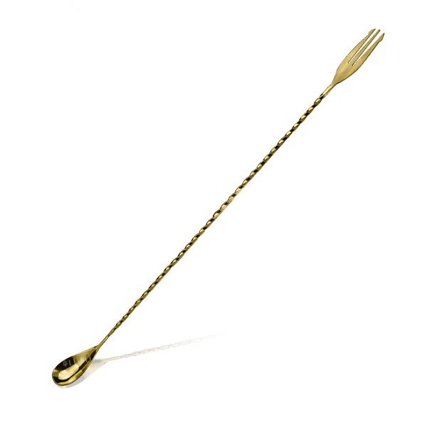 40 cm - Trident Bar Spoon Cucchiaio Miscelatore In Acciaio Inox - Image 4