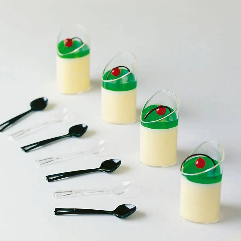 40 cm - Tableware, Buffet & Display Bicchierino Monoporzione In Polistirolo - Set 100 Pz - Image 2