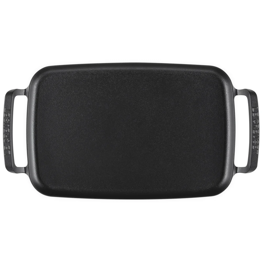 40x26 cm - BBQ Outdoor Piastra Rettangolare Liscia In Ghisa - Image 4