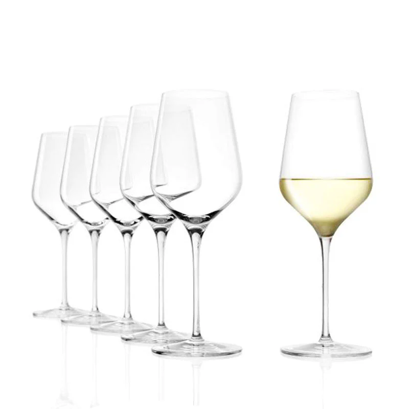 41 cl - Starlight Calice Vino Bianco in Vetro - Set 6 Pezzi - Image 4