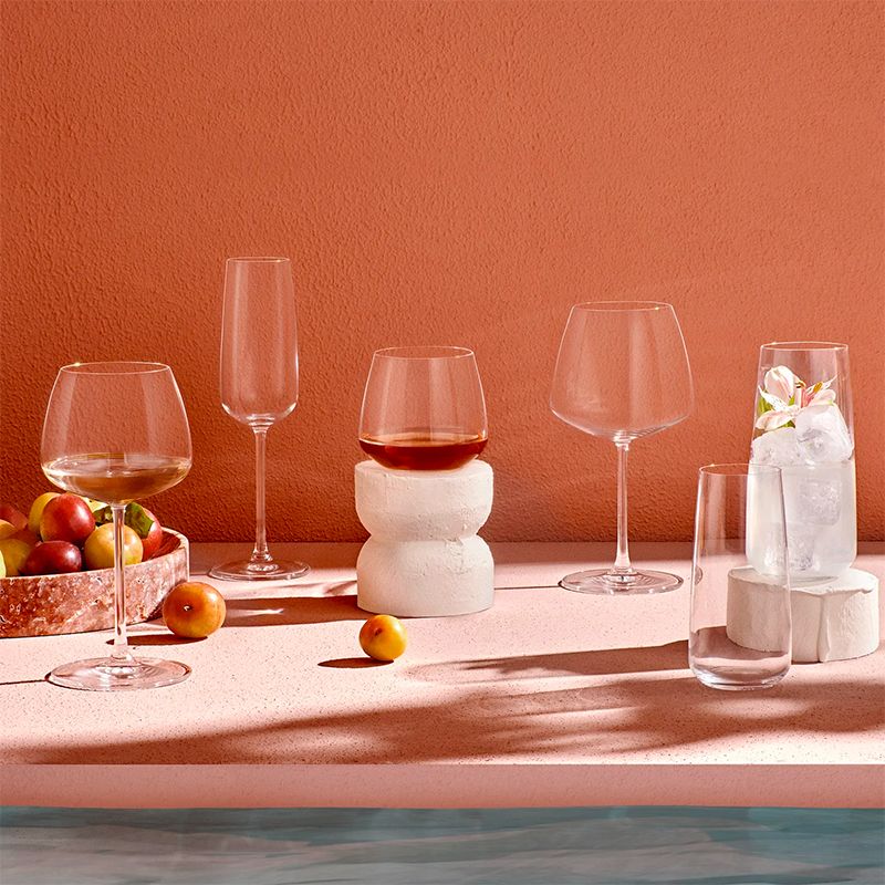 42.5 cl - Mirage Calice Vino Bianco in Vetro - Set 6 Pezzi - Image 3
