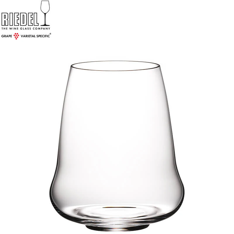 42 cl - Steamless Wings Calice Vino Bianco Riesling in Vetro - Set 2 Pezzi - Image 3