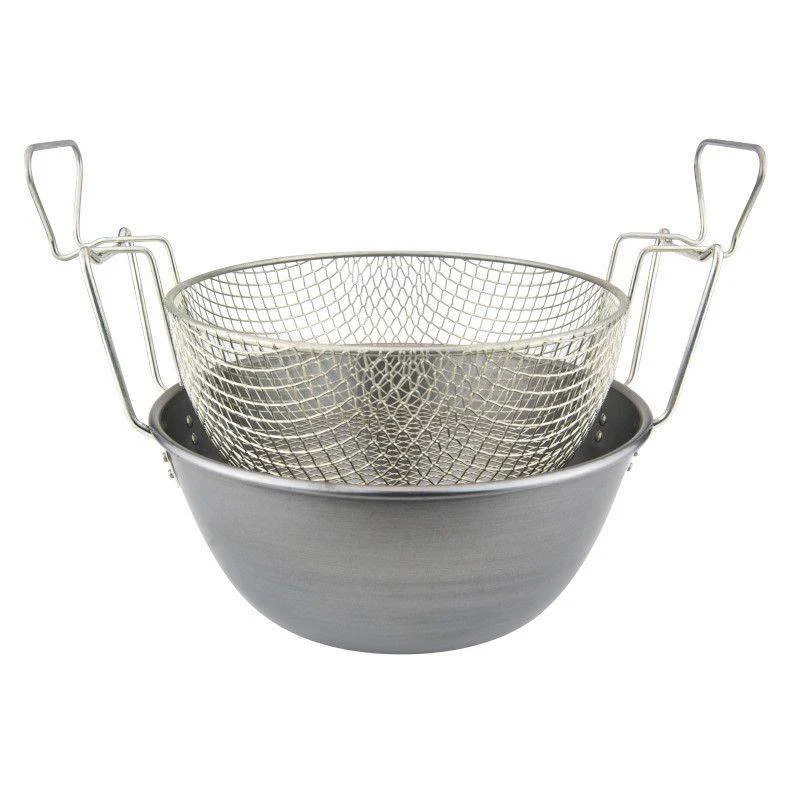 42 cm - Friggitrice Con Cestello In Ferro