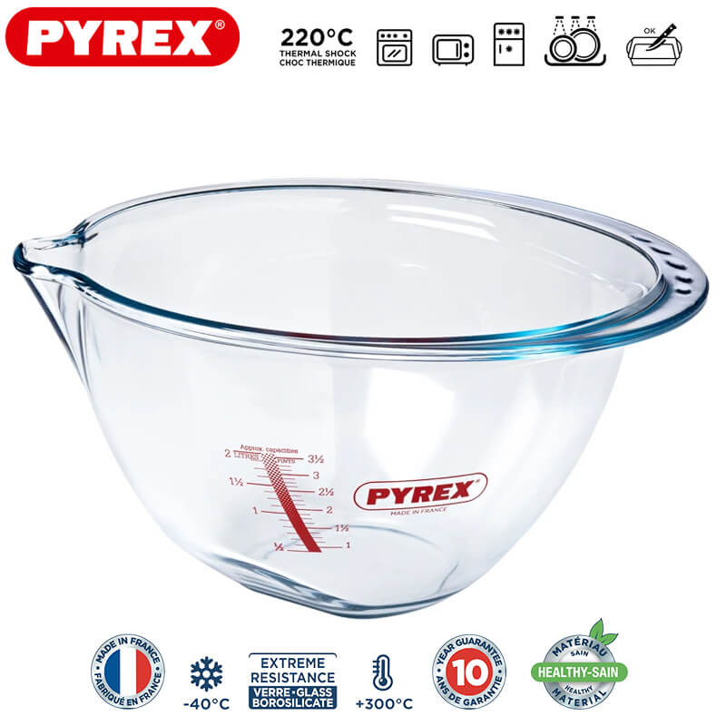 420 cl - Classic Coppa Graduata Rotonda In Vetro Borosilicato - Image 3