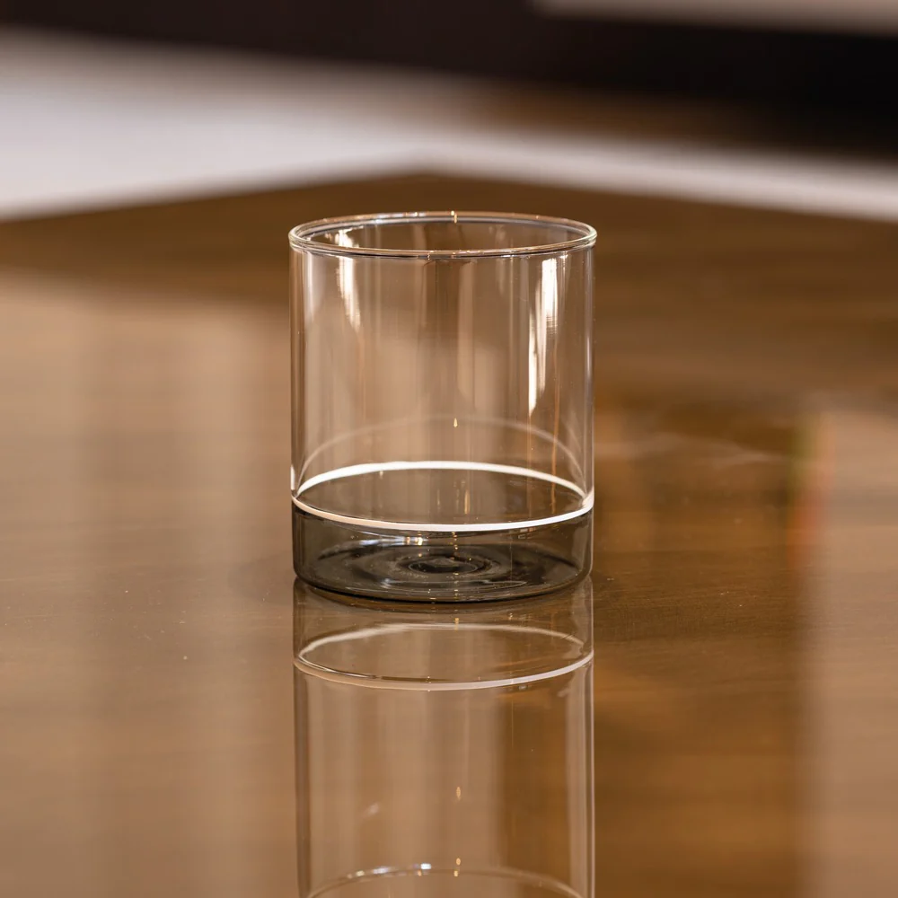 44 cl - Filo Bianco Bicchiere Acqua Tumbler In Vetro Borosilicato Set 4 Pz - Image 3