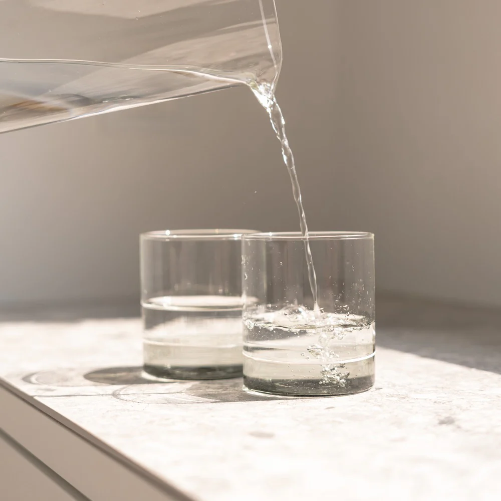 44 cl - Filo Bianco Bicchiere Acqua Tumbler In Vetro Borosilicato Set 4 Pz - Image 5