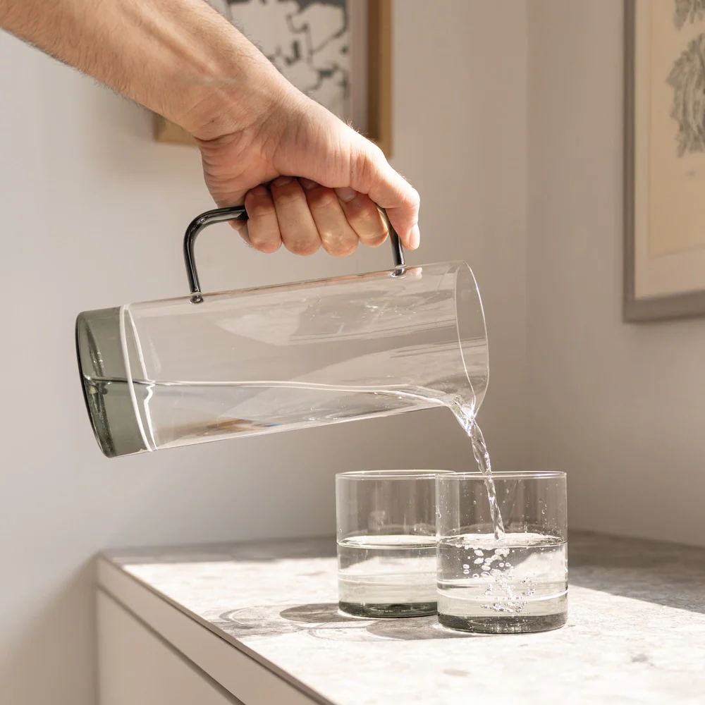 44 cl - Filo Bianco Bicchiere Acqua Tumbler In Vetro Borosilicato Set 4 Pz - Image 6