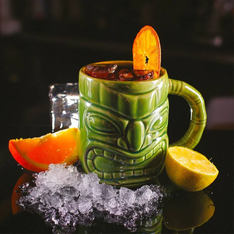 45 cl - Tiki Bicchiere In Ceramica - Image 2