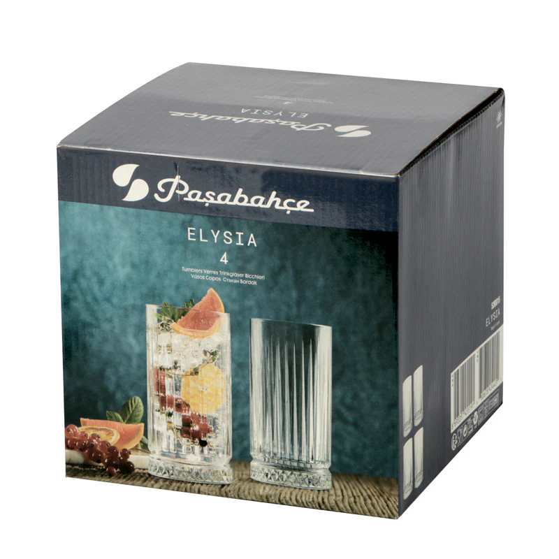 45 cl - Elysia Bicchiere Cocktail in Vetro - Set 4 Pezzi - Image 8