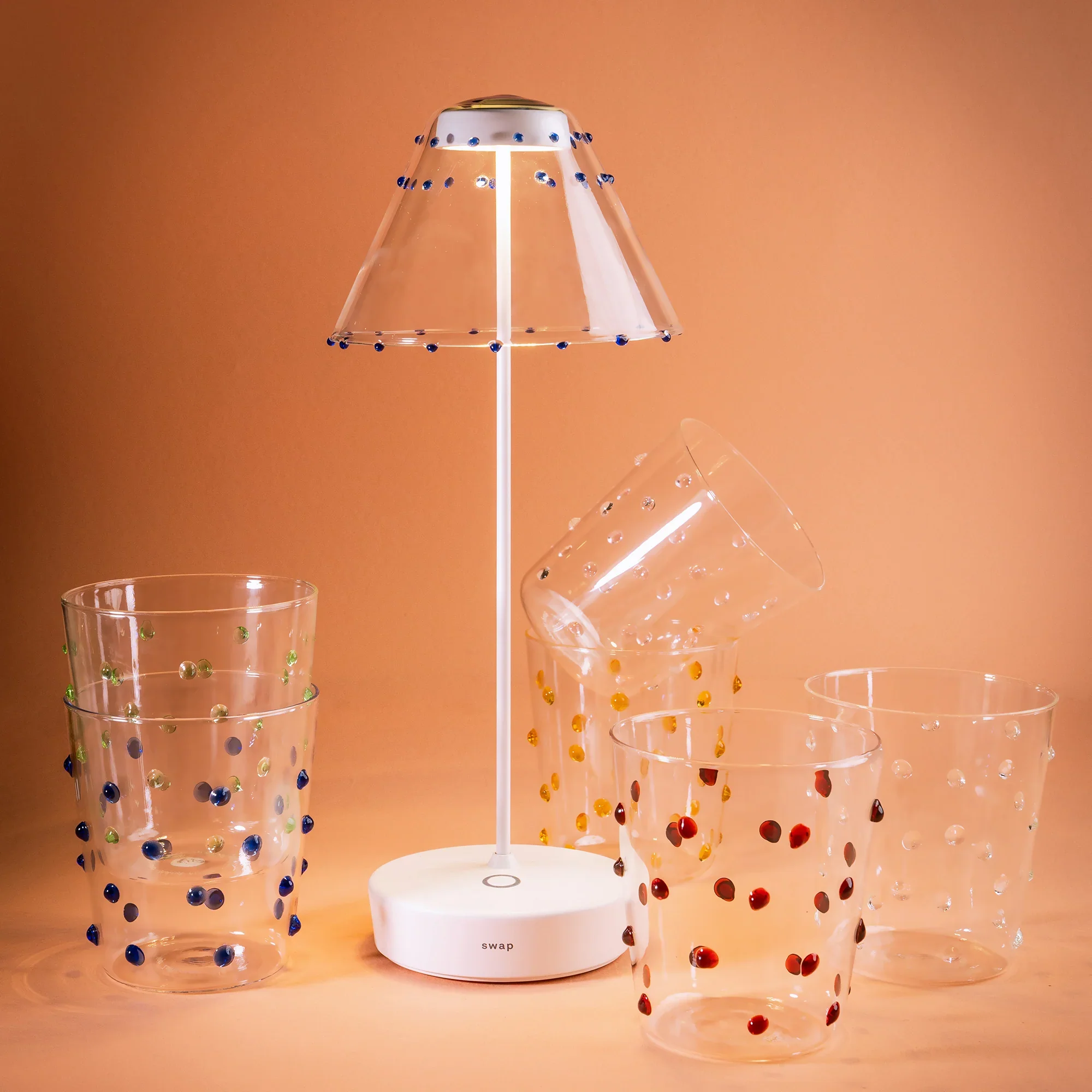 45 cl - Party Bicchiere Bibita Pallini Colorati in Vetro Borosilicato - Set 6 Pezzi - Image 15