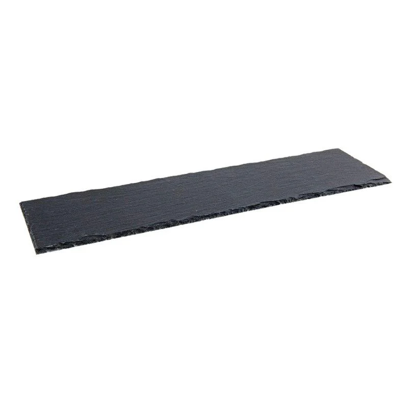 45x12 cm - Piatto Vassoio Rettangolare In Ardesia - Set 6 Pz