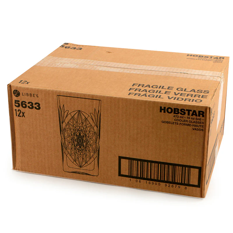 47.3 cl - Hobstar Bicchiere Bibita in Vetro - Set 12 Pezzi - Image 5