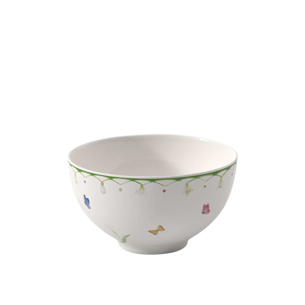 47 cl - Colorful Spring Ciotola Cereali In Porcellana Premium - Set 4 Pz