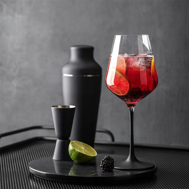 47 cl - Manufacture Rock Calice Vino Rosso in Vetro - Set 4 Pezzi - Image 2