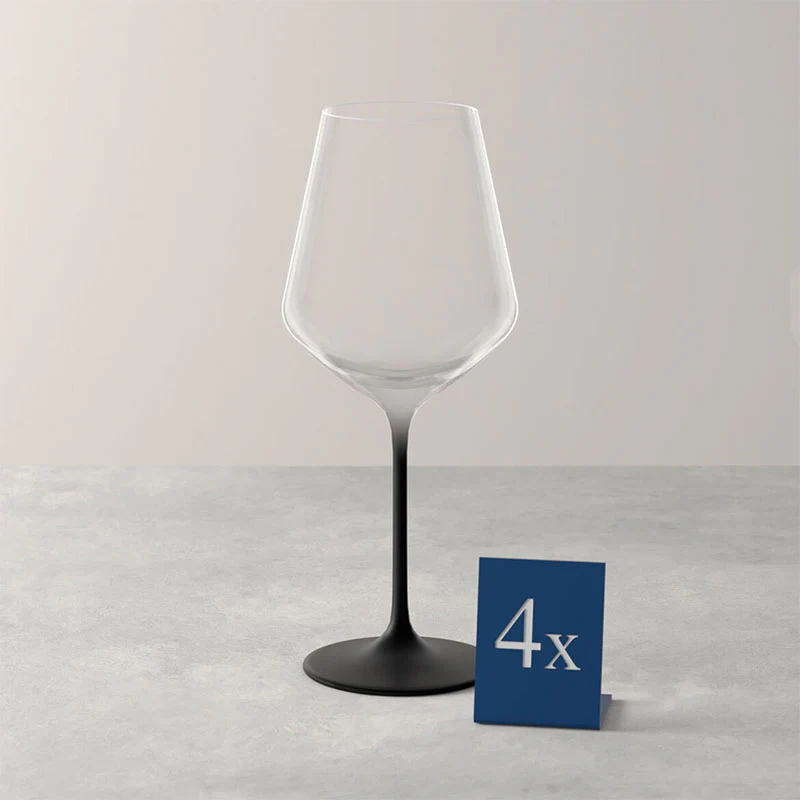 47 cl - Manufacture Rock Calice Vino Rosso in Vetro - Set 4 Pezzi - Image 3