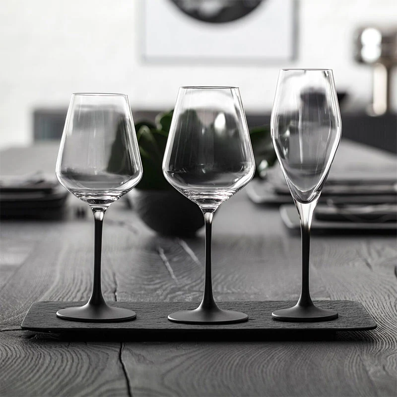 47 cl - Manufacture Rock Calice Vino Rosso in Vetro - Set 4 Pezzi - Image 6