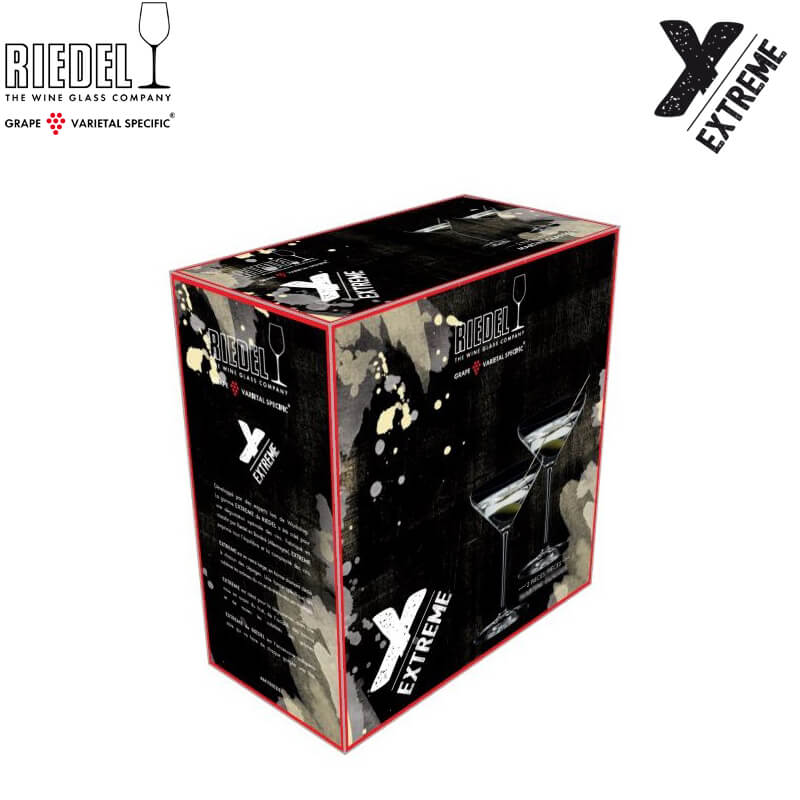 49.5 cl - Extreme Calice Liquore in Vetro - Set 2 Pezzi - Image 2