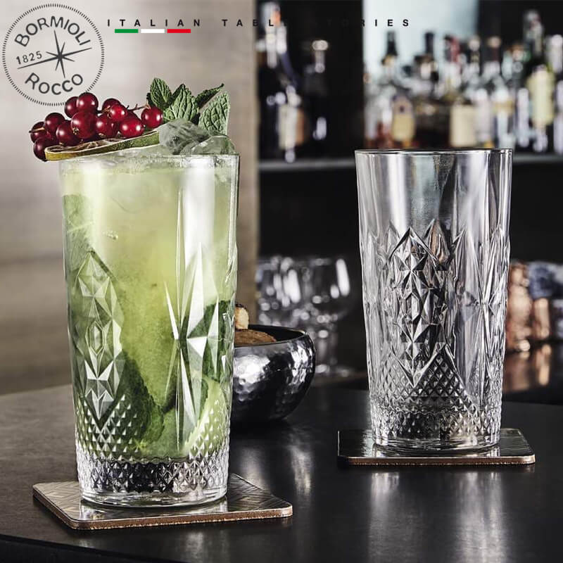 49 cl - Bartender Stone Bicchiere Bibita in Vetro - Set 6 Pezzi - Image 2