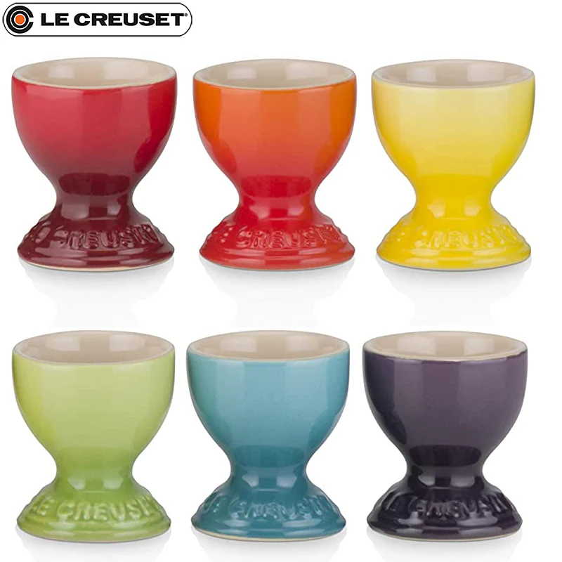 5.3 cm - Arcobaleno Portauova In Stoneware - Set 6 Pz - Image 3