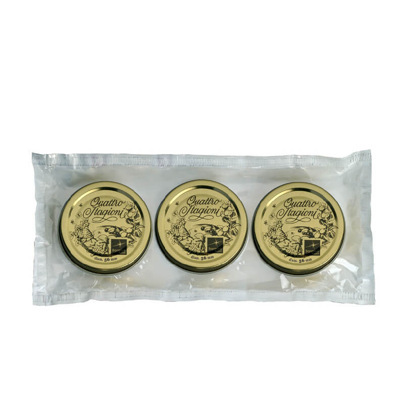 5.6 cm - Quattro Stagioni Tappo Capsula - Set 3 Pz