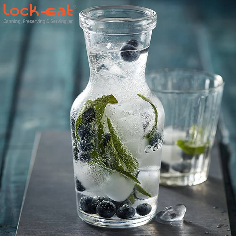 50 cl - Lock Eat Caraffa in Vetro - Set 12 Pezzi - Image 2