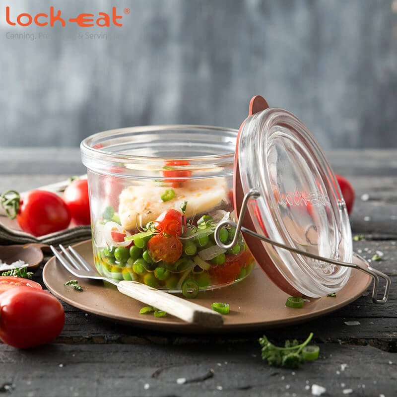 50 cl - Lock Eat Terrina in Vetro - Set 6 Pezzi - Image 2