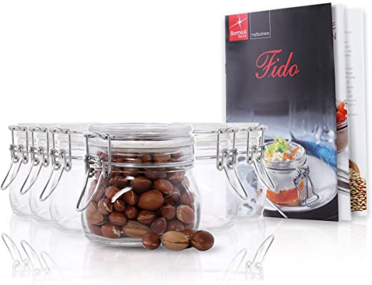 50 cl - Fido Vasetto Ermetico In Vetro Con Ricettario Fido - Set 6 Pz - Image 3